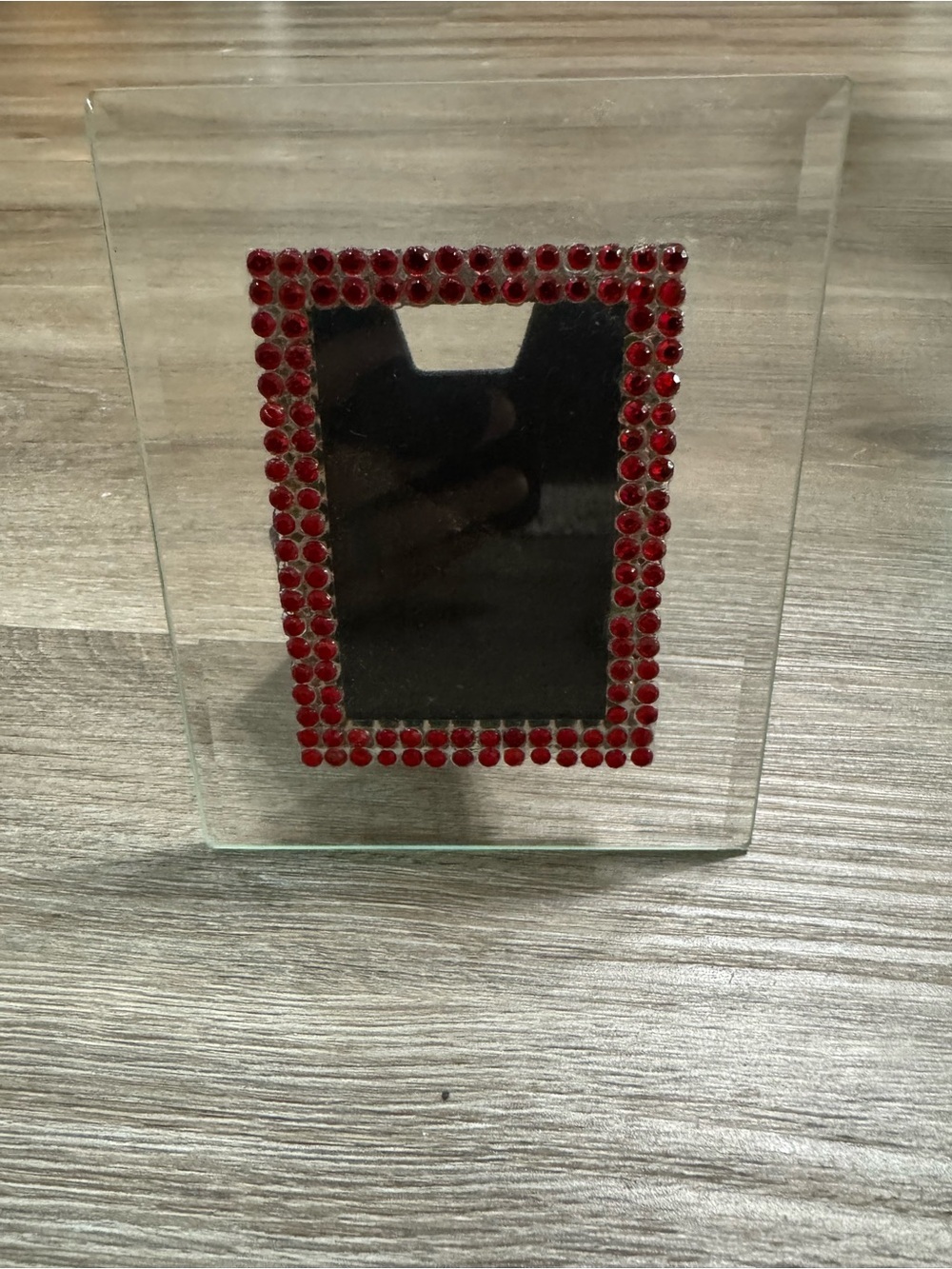 Glass Red Gemstone Mini Picture Frame - Picture 1 of 6